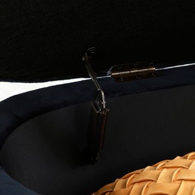 Modern Velvet Storage Bench