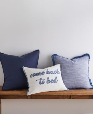 Abelia Fringe Decorative Pillow, 14" x 18"