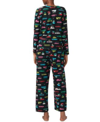 Women's Waffle Fleece PJ Set