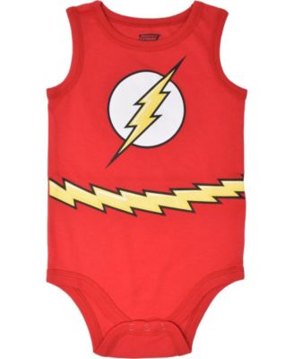 Baby Boys Batman Superman The Flash 5 Pack Bodysuits Newborn to