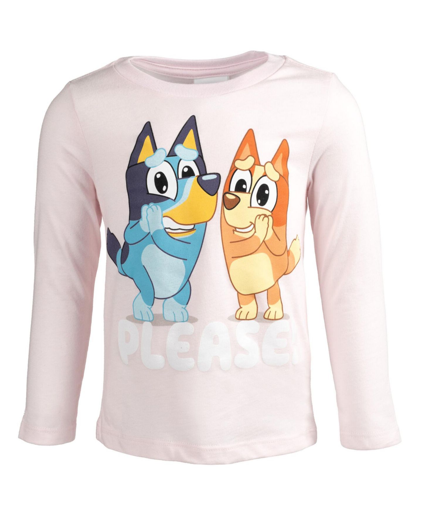 Футболки Bluey 2 Pack T-Shirts для девочек, цвет: Серый / Розовый — фото 6