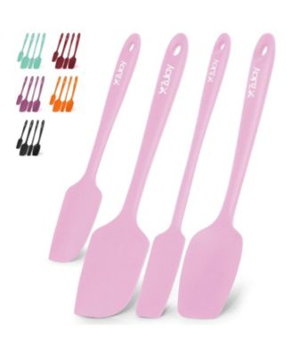 4pcs Silicone Spatula Set - Heat Resistant Silicone Tools for Cooking, Baking & Mixing