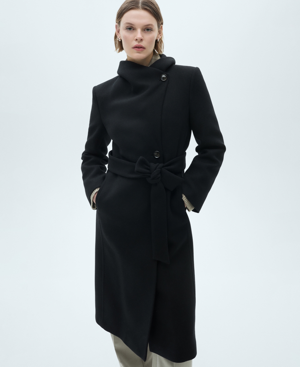 Mango Women's Wool Overcoat