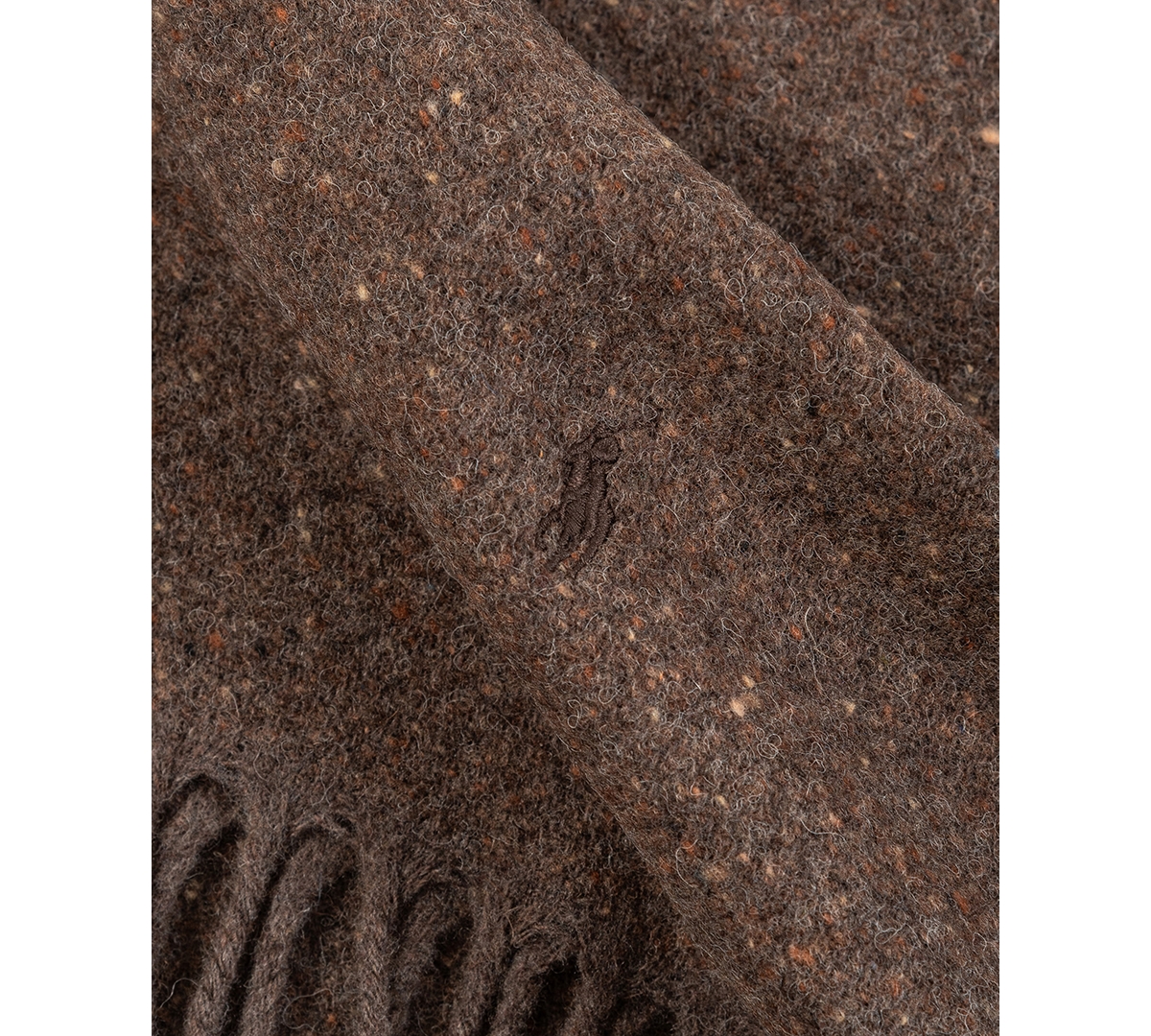 Polo Ralph Lauren Men's Donegal Scarf In Dark Brown