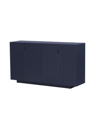 Sideboard with Adjustable Shelves and Copper Handles