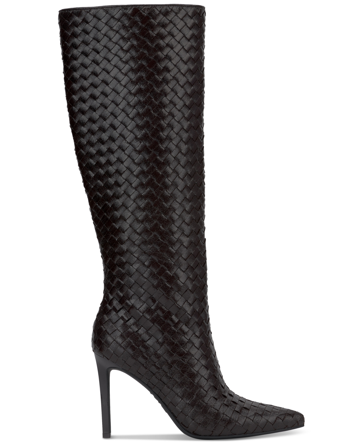 Inc International Concepts Women's Savonia Woven Knee High Boots, Created For Macy's In Brown Woven