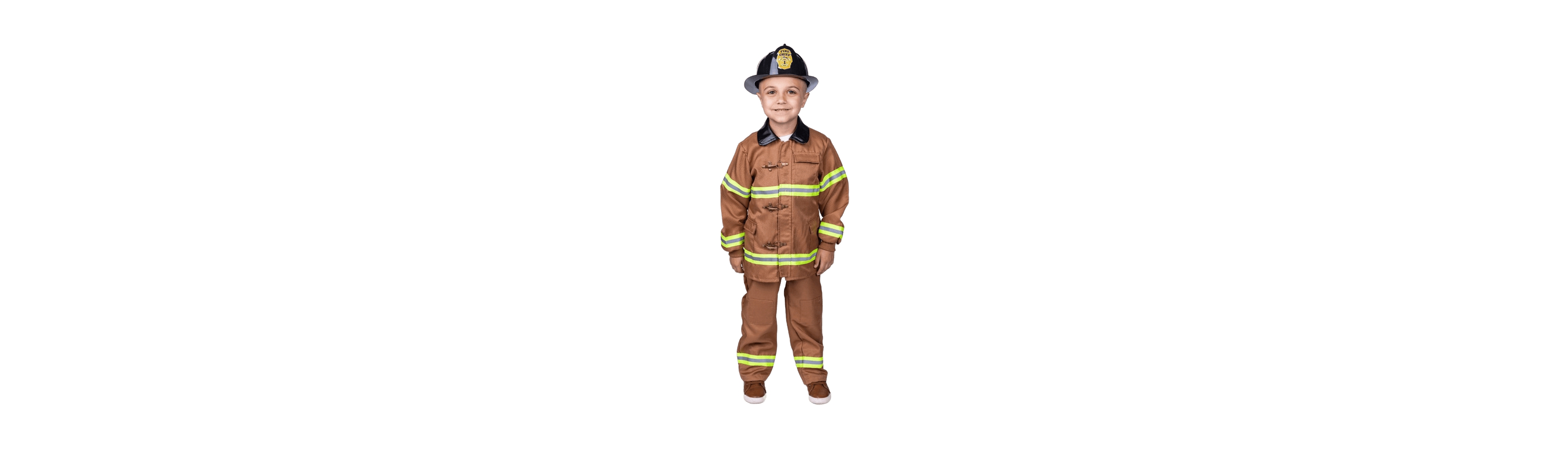 Dress Up America Kids Fire Fighter Costume Set