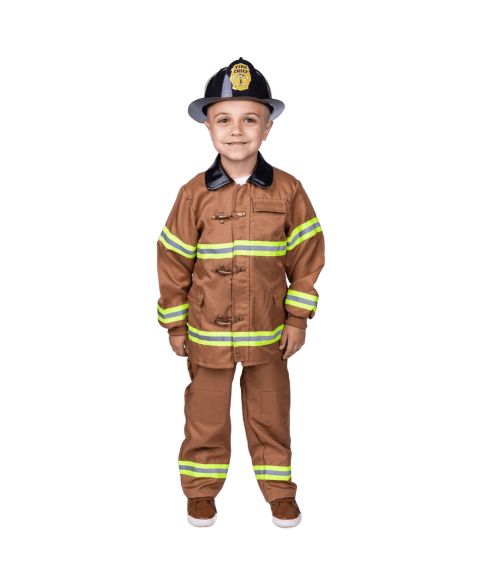 Dress Up America Fire Fighter Costume Set - Kids Boys & Girls