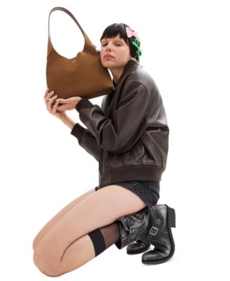 Suede Brooklyn Small Shoulder Bag 28