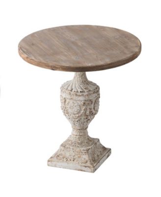 Streamdale 30x31" Antique Round Wood Table