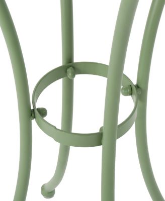 Whimsical 3-Piece Powder-Coated Metal Bistro Set