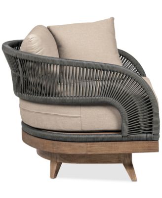 Orbit Outdoor Swivel Club Chair