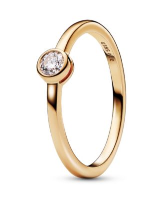 NWOT Authentic Pandora gold diamond bezel Pandora Era Lab Grown Diamond Engagement Ring 14K Yellow  main image 2