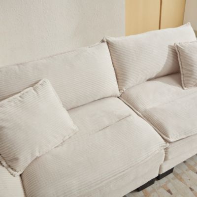 Corduroy Sofa Sleeper Comfy Loveseat Couch