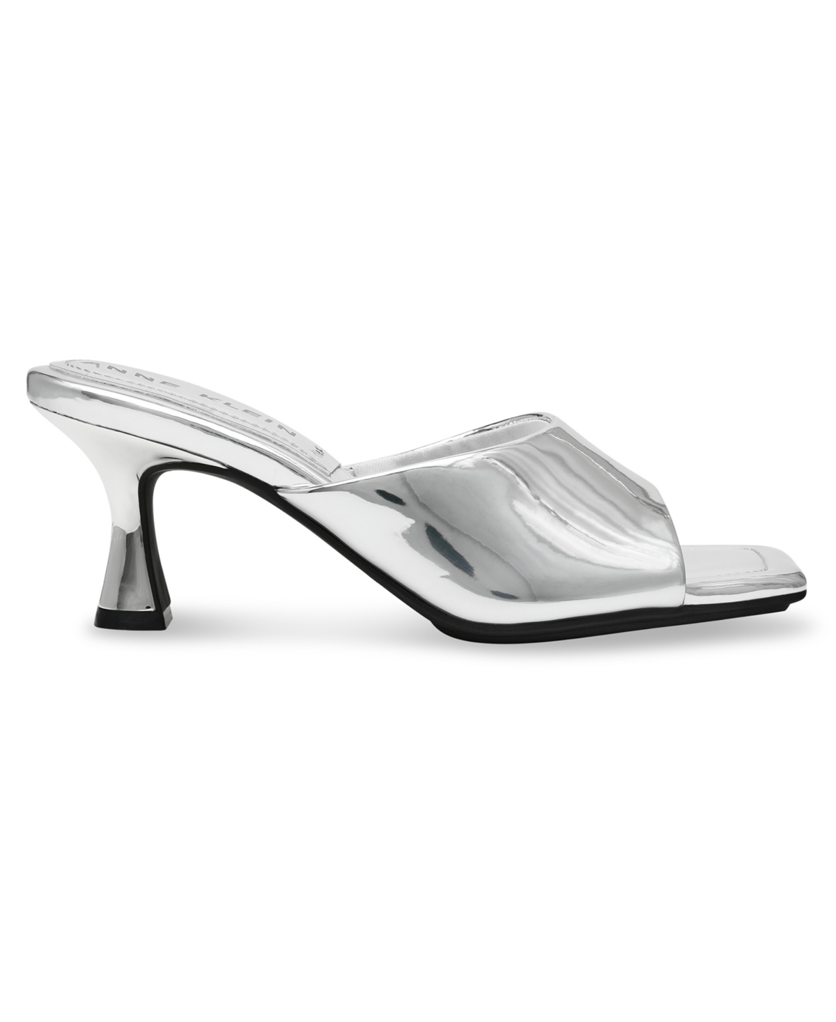 Anne Klein Akjerilyn Womens Manmade Slide In Silver