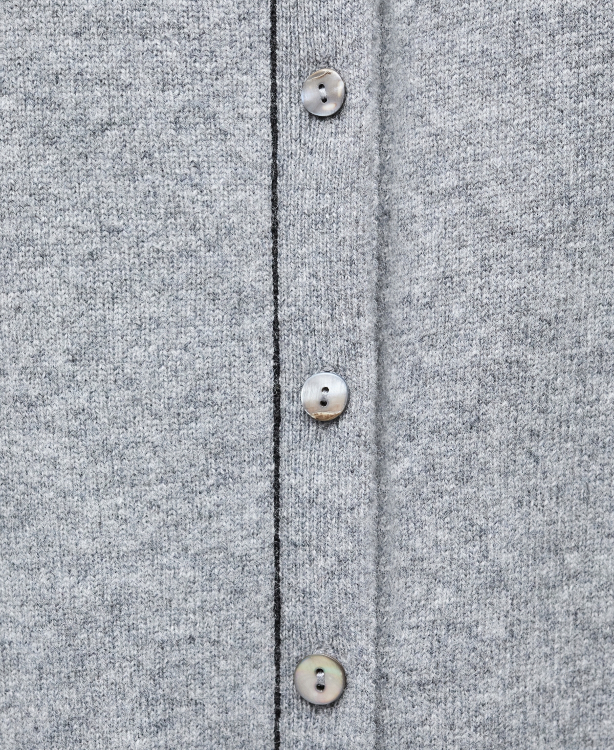 Mango Women's Decorative Stitching Wool Cardigan