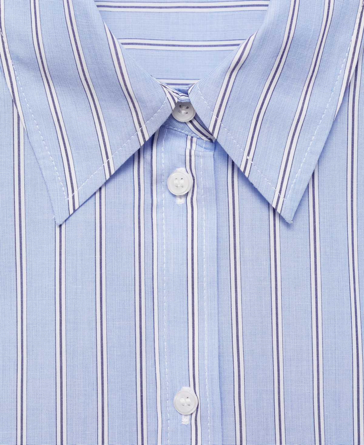 Mango Women's Shirt With Contrasting Stripes