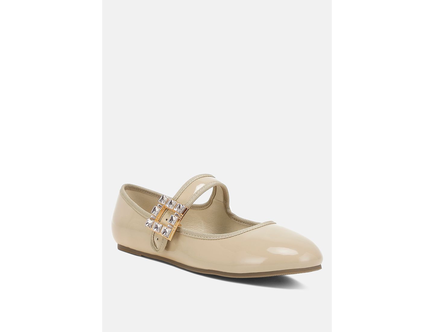 Женские сандалии Rag & Co Upstage Brooch Mary Jane, цвет: Бежевый — фото 2
