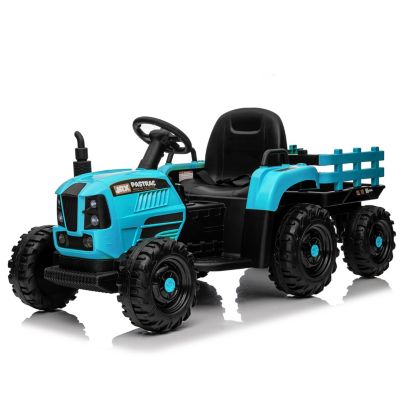 Streamdale Kids' 24V Electric Ride-On Tractor with Trailer