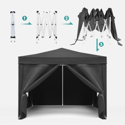 Streamdale 10'x10' Canopy Tent with Removable Sidewalls