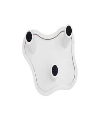 Cloud Coffee Table Classic Modern Marbling Tea Table, Irregular Indoor End Table For Living Room Apartment Free Shape with 3 Legs