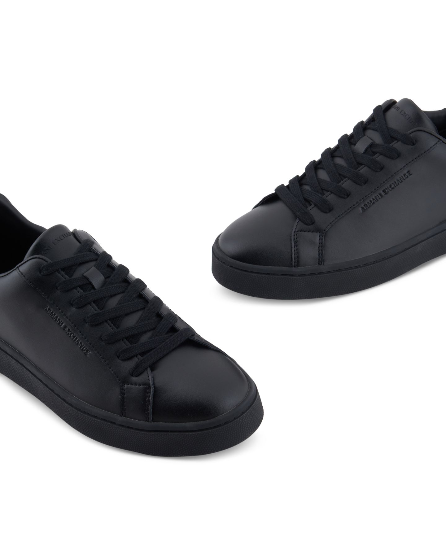 Мужские кроссовки A|X Armani Exchange London Lace-Up Leather, цвет: Чёрный — фото 5