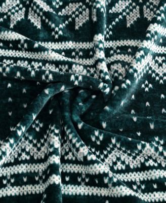 CLOSEOUT! Brushed Flannel Throw, 70" X 50"