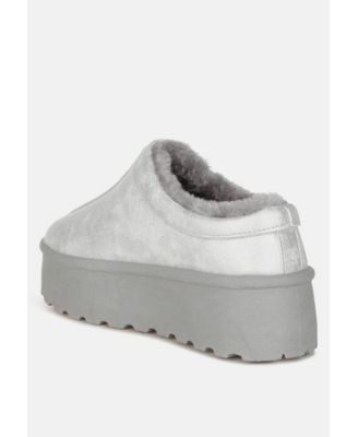 Lottys Faux Leather Platform Classic Slip-On