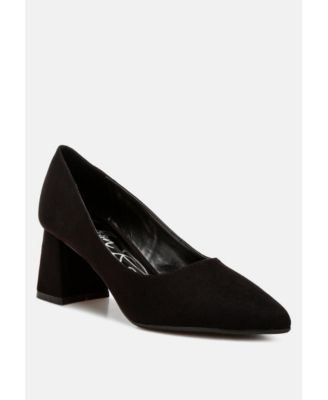 Malai Block Heel Pumps