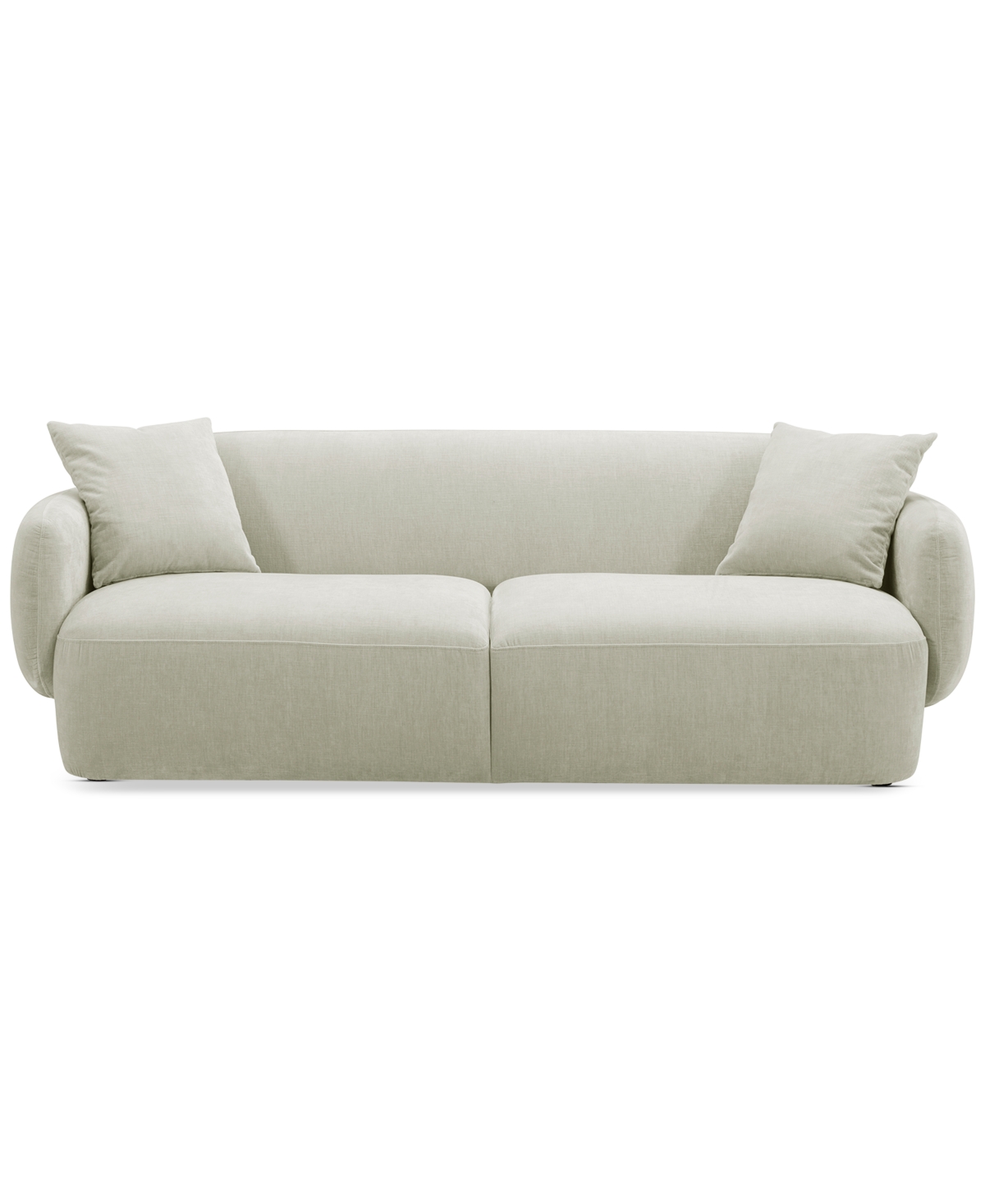 Macy's Gaelynn Fabric Sofa, Exclusively At  In Vanilla