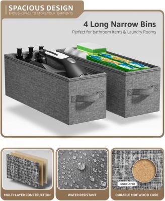 Narrow 4 Drawers Dresser