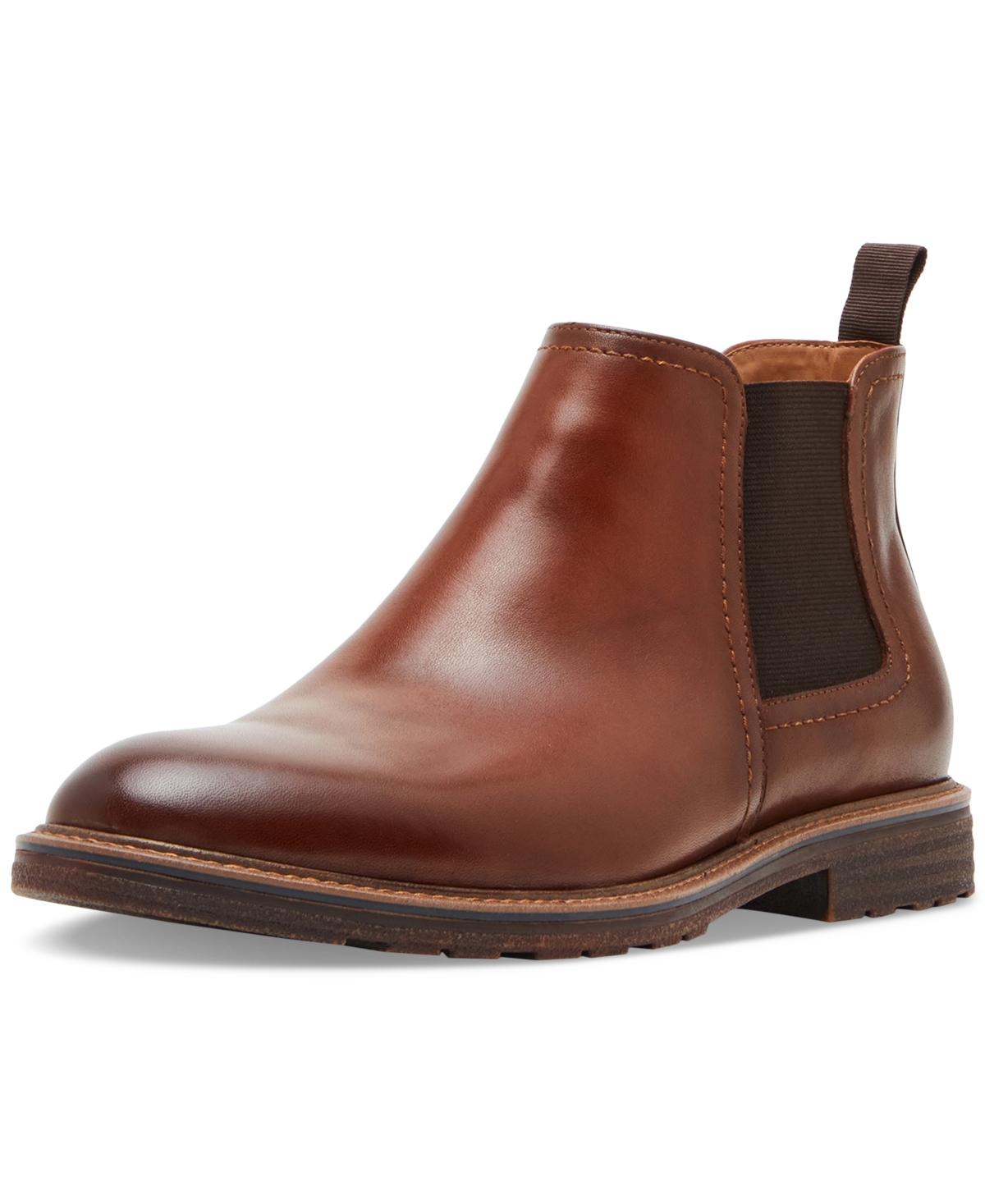 Steve Madden Men's Argyle Leather Chelsea Boot
