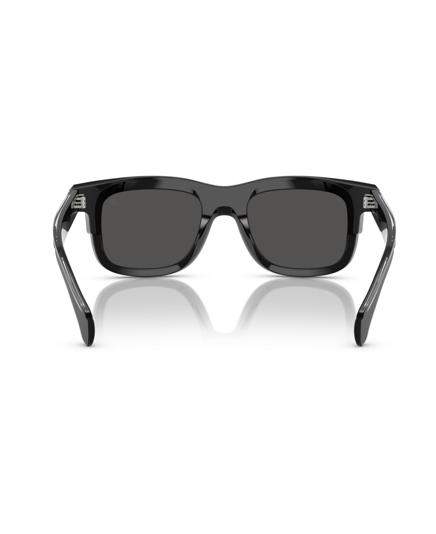 Солнцезащитные очки Moncler Unisex Sunglasses, Claro ME6004, цвет: Блестящий чёрный — фото 4