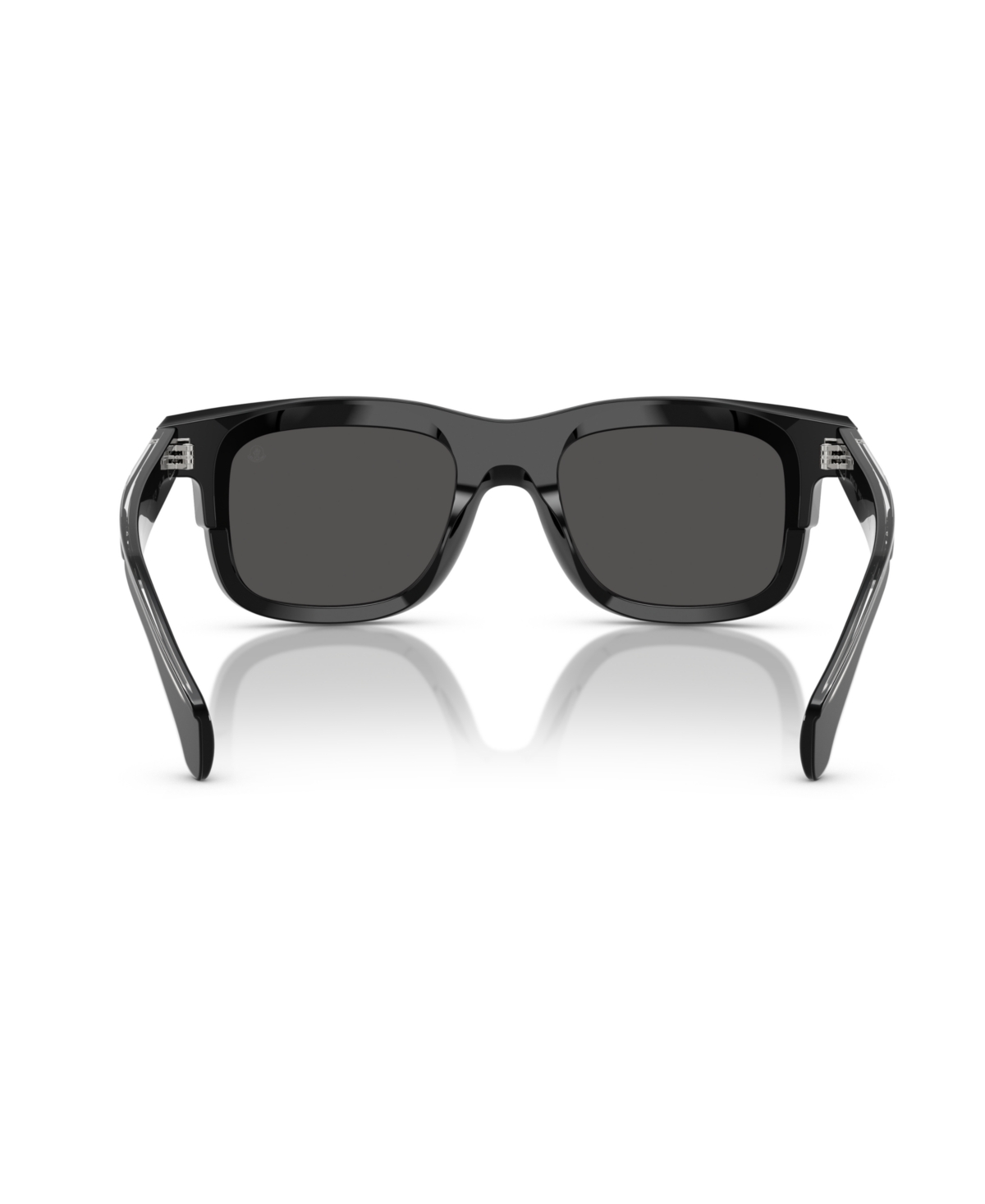 Moncler Acetate Claro Me6004 Sunglasses In Shiny Black