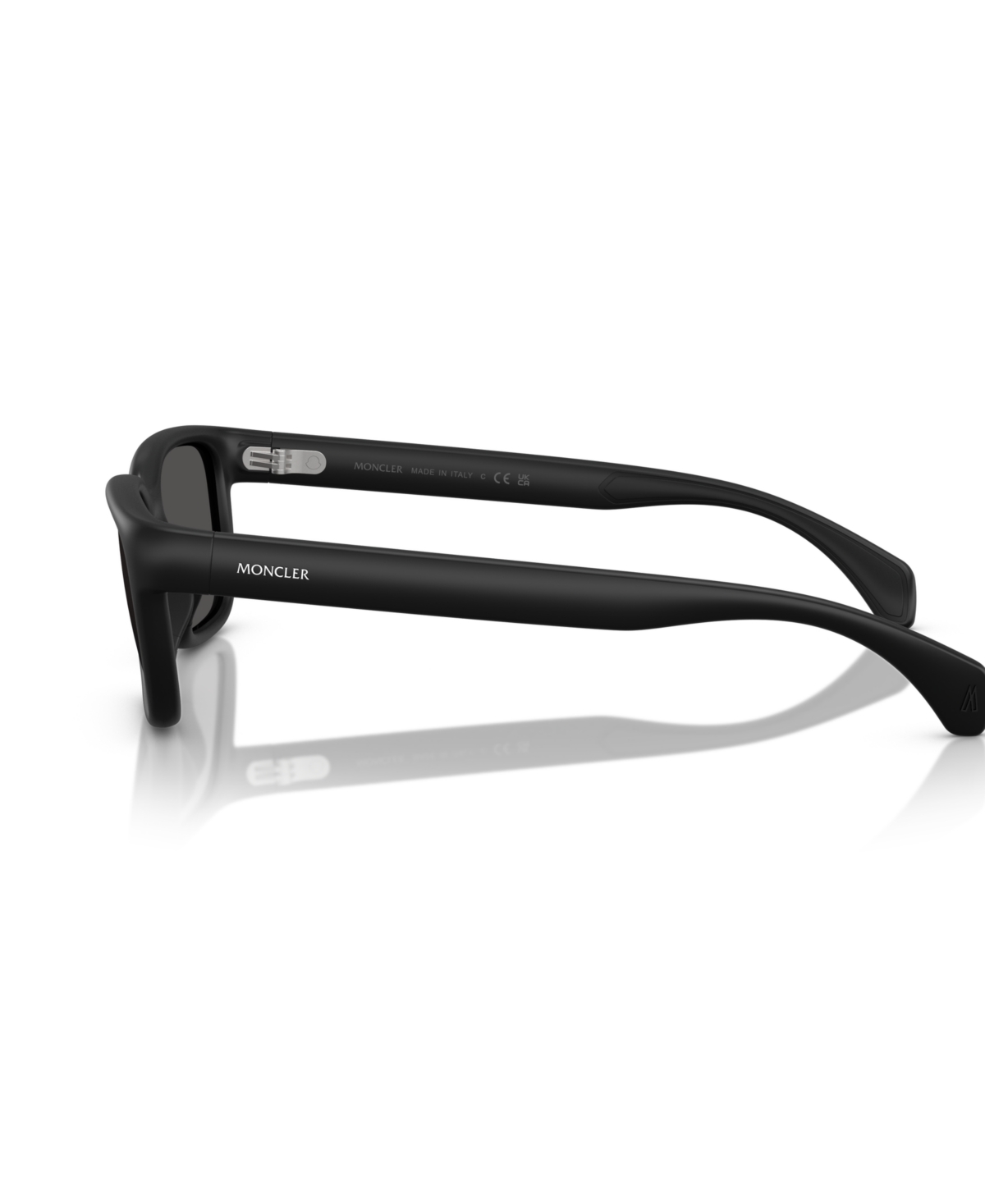 Shop Moncler Unisex Sunglasses, Slicka Me8002 In Matte Black