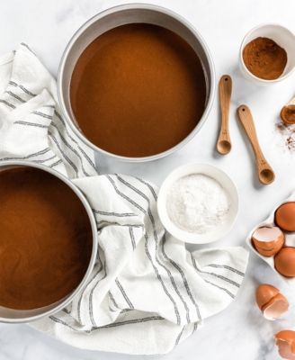 USA Pan Non-Stick Aluminum Large 3-Piece Round Cake Pan Set