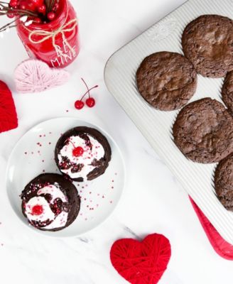 Non-Stick Aluminum 6-Well 15" x 11" Brownie Bowl Pan