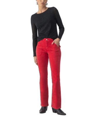 Sanctuary - Sparkle Mesh Perfect Long-Sleeve T-Shirt