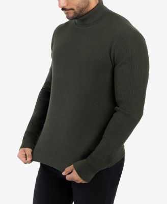 Men's Ribbed Turtle Neck Sweater
