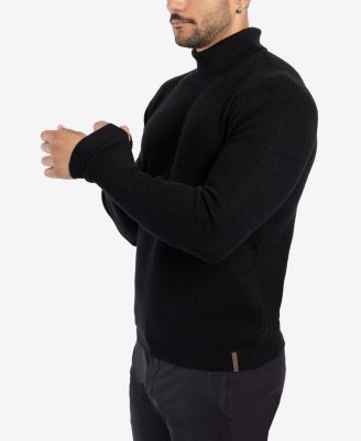 Men's Ribbed Turtle Neck Sweater