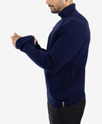 Men's Ribbed Turtle Neck Sweater