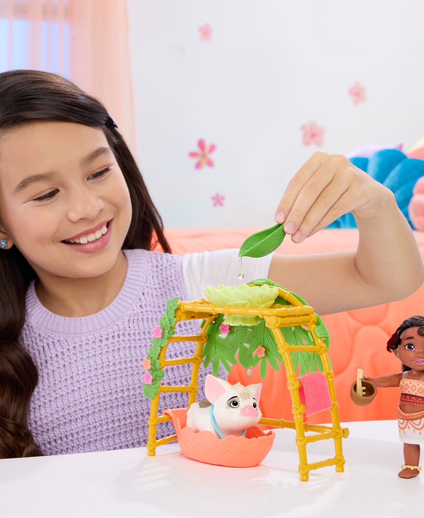 Детский игровой набор Disney Princess Moana 2 Simea and Pua Bathtime Fun Playset — фото 3