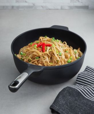 Leo Phantom Nonstick Ceramic 11" Wok Pan 4.6qt., Recycled