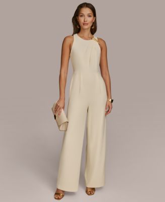 NY発モダンブランド【DKNY】Cold Gear High Waist 7/8 Tight DKNY Jeans Women's Ruched Top & Studded Wide-Leg Jeans - Macy's