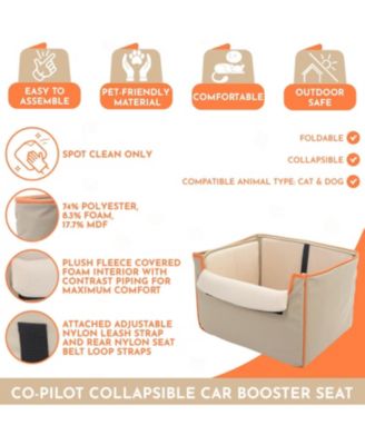 Pet Car Seat, Collapsible and Foldable Booster Car Seats for Small Dogs