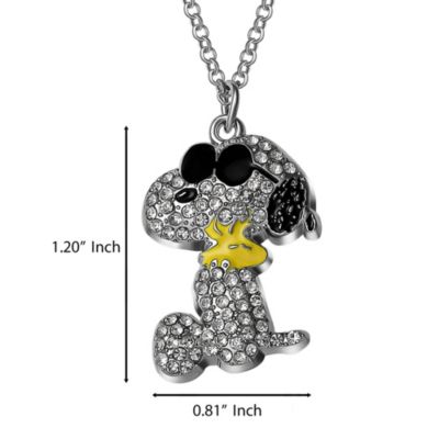 Snoopy Fashion Joe Cool Sunglasses Snoopy Woodstock Necklace