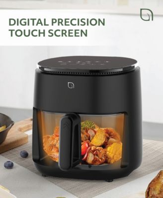 5QT Digital Glass Air Fryer - Self-Cleaning, Digital Touch Screen, Healthier Frying, Watch Your Food Cook