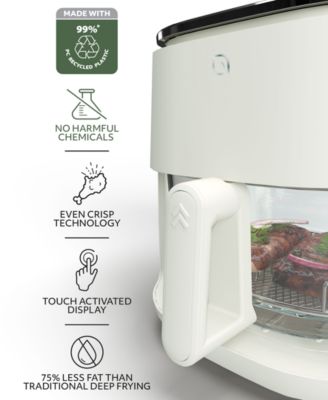 5QT Digital Glass Air Fryer - Self-Cleaning, Digital Touch Screen, Healthier Frying, Watch Your Food Cook