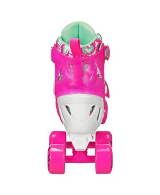 Trac Star Girl's Adjustable Roller Skates Large (3-6)