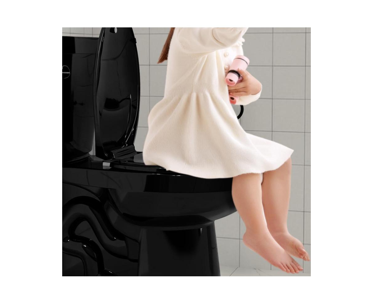 gaomon Toilet Seat Elongated,Toilet Seat with Toddler Seat Built in, Potty Training Toilet Seat Elongated Fits Both Adult and Child, with Soft Close